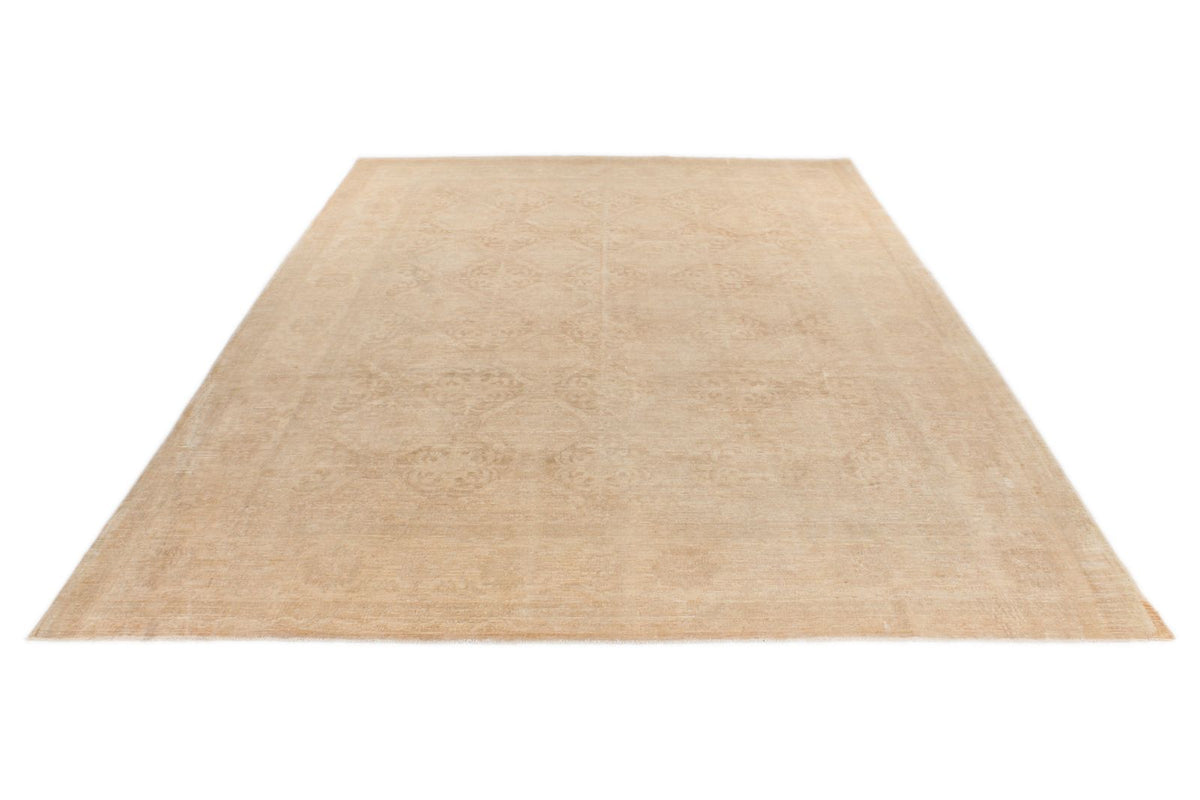 10x14 Beige Turkish Oushak Rug