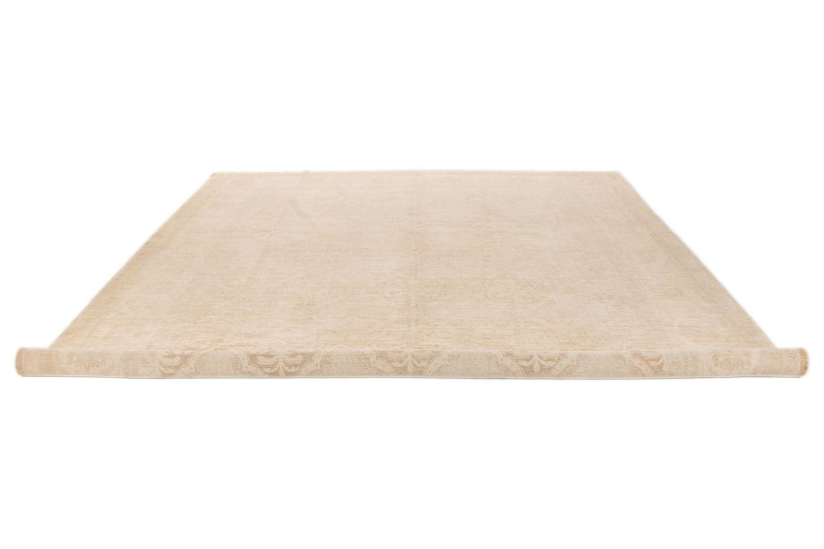 10x14 Beige Turkish Oushak Rug