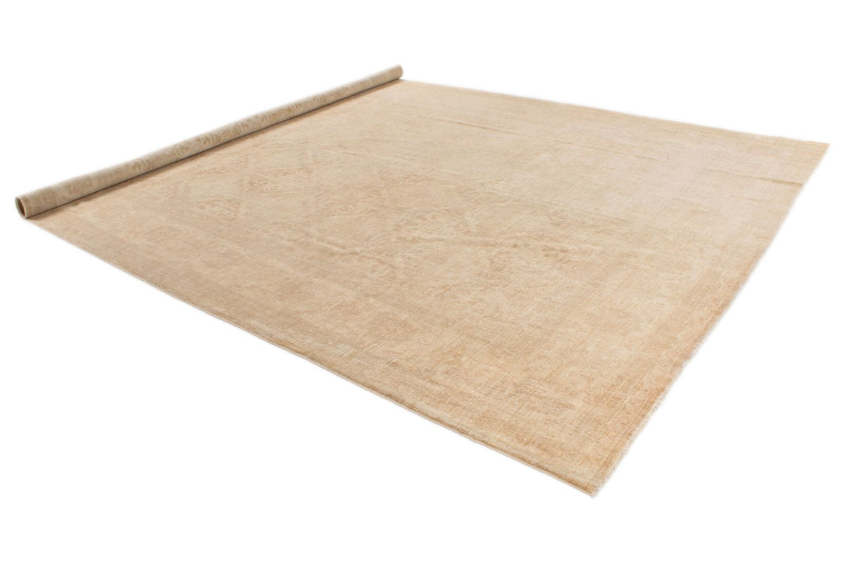 10x14 Beige Turkish Oushak Rug
