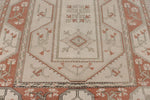 8x12 Beige and Rust Turkish Milas Rug