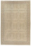 10x14 Beige and Brown Turkish Silk Rug