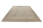 10x14 Beige and Brown Turkish Silk Rug