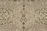 10x14 Beige and Brown Turkish Silk Rug