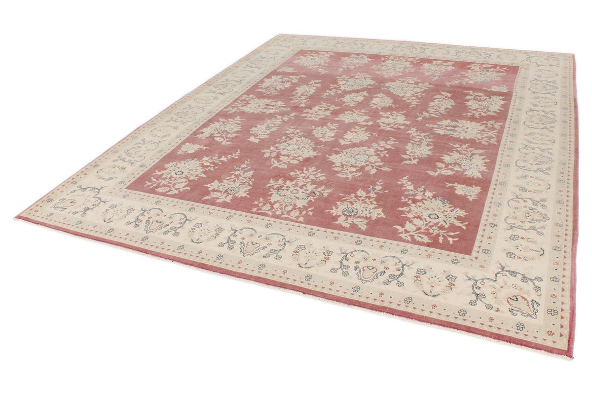 8x10 Burgundy and Beige Turkish Traditional Rug