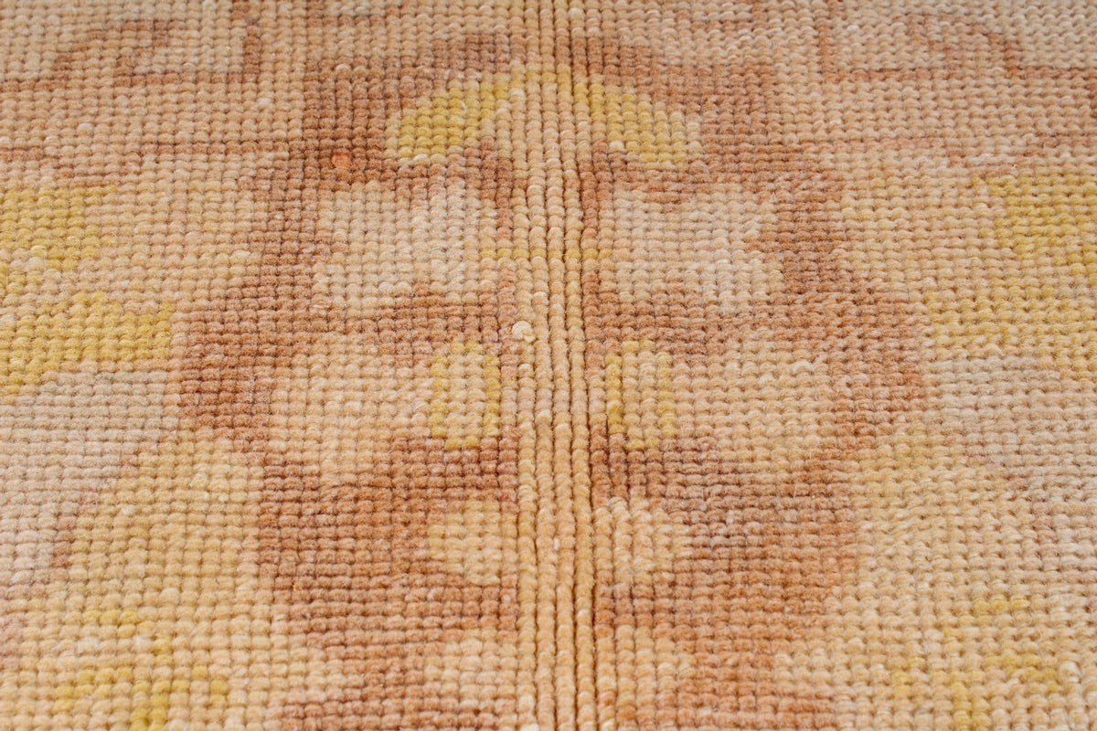 9x11 Beige Turkish Oushak Rug