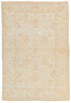 6x9 Beige Turkish Oushak Rug