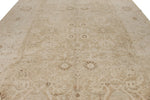 10x14 Beige and Brown Turkish Oushak Rug