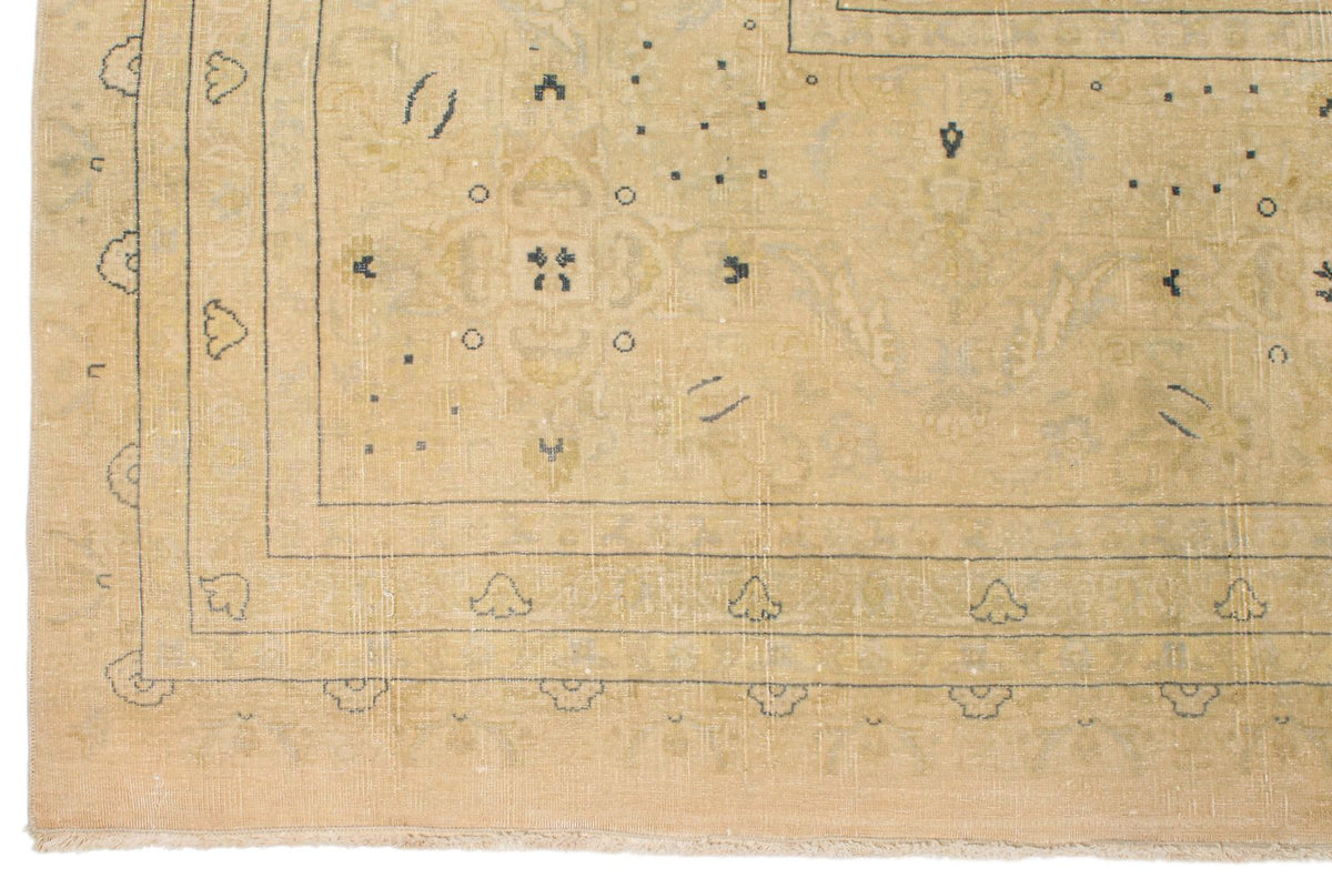 11x18 Beige and Blue Persian Traditional Rug