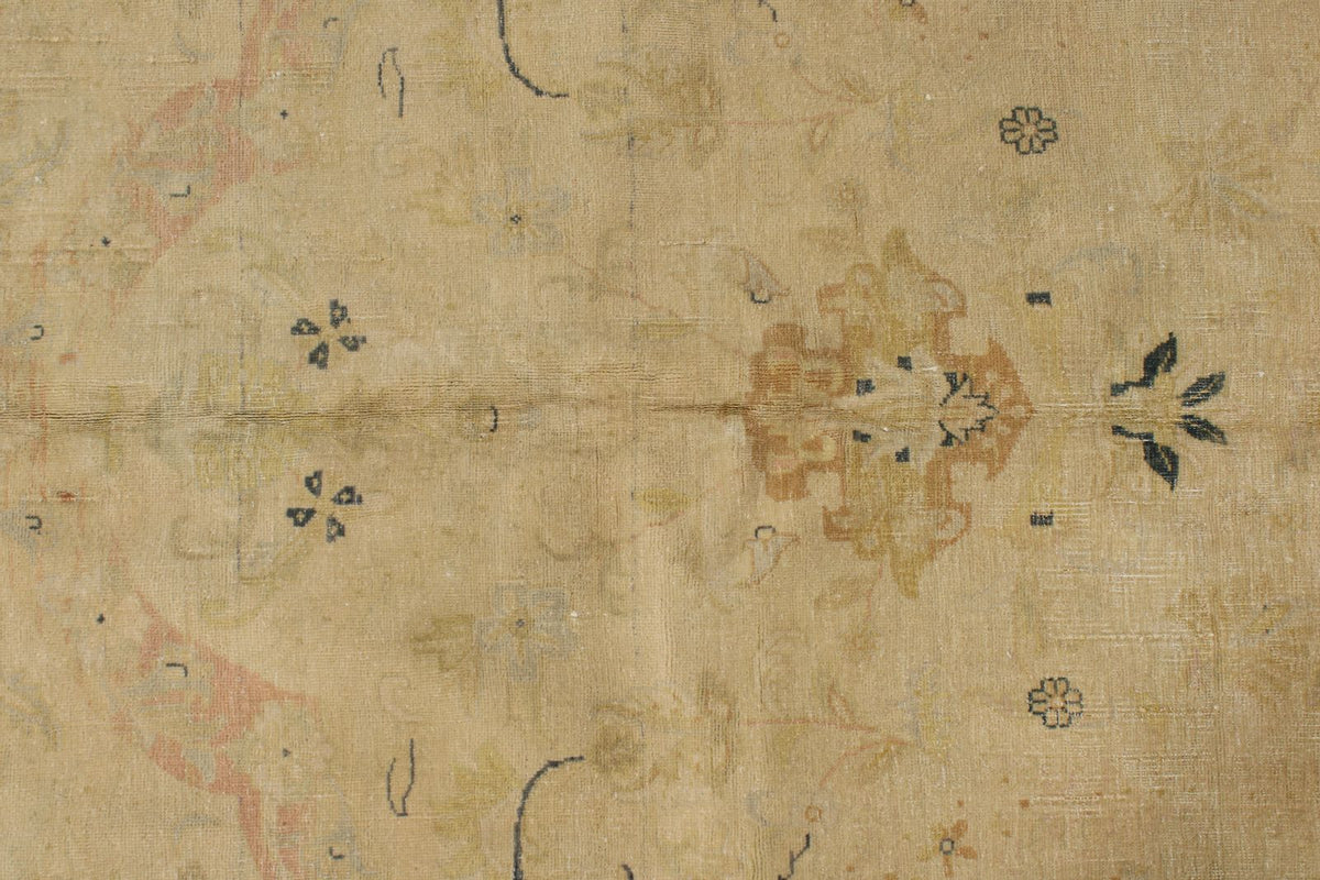 11x18 Beige and Blue Persian Traditional Rug