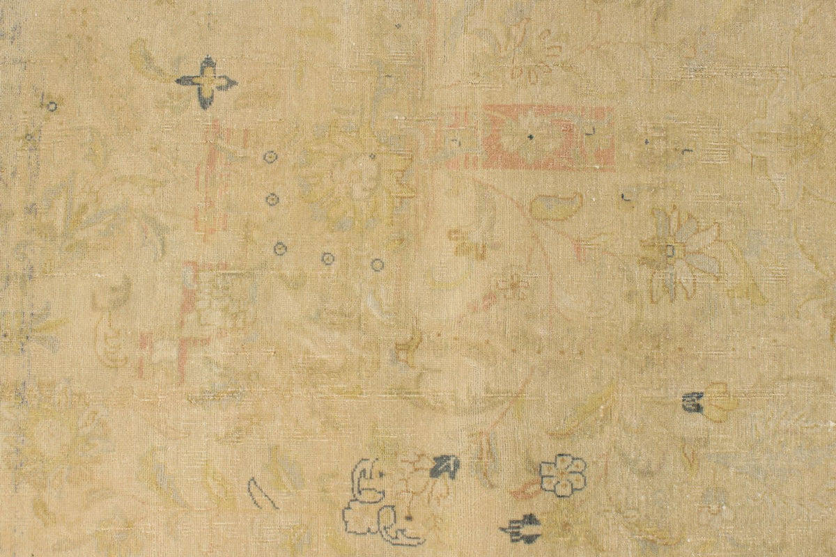 11x18 Beige and Blue Persian Traditional Rug