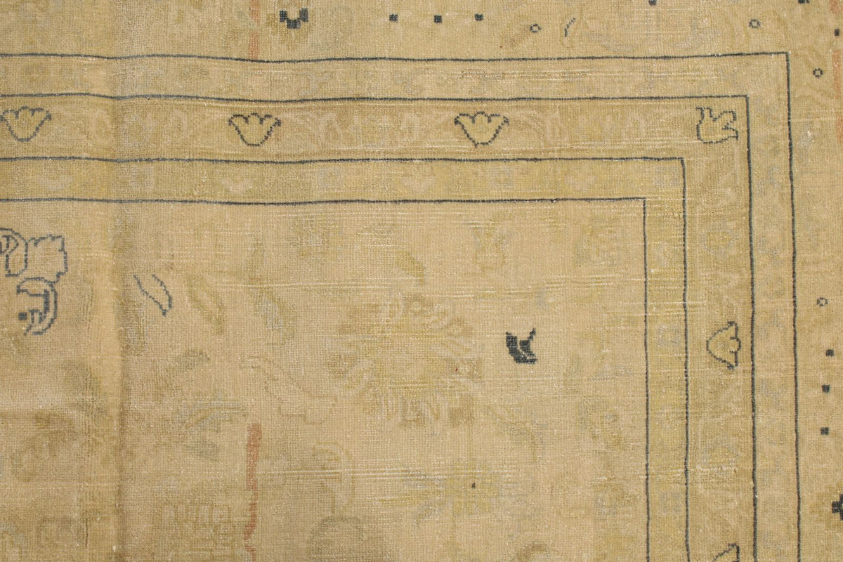 11x18 Beige and Blue Persian Traditional Rug