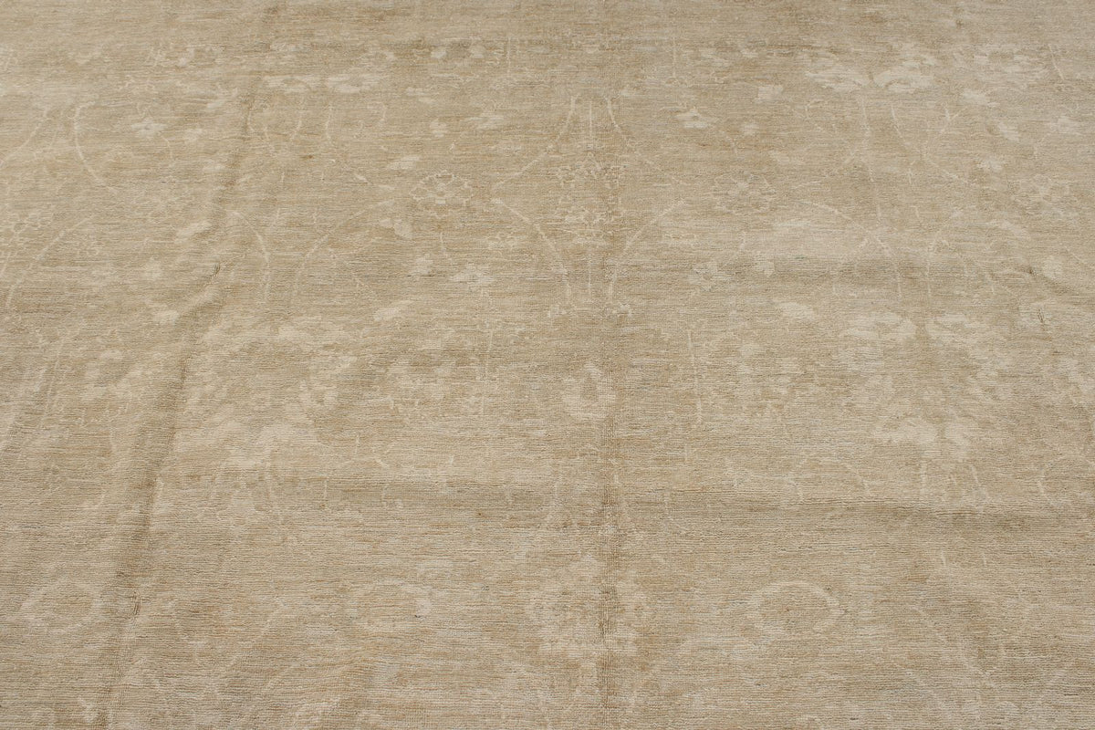 12x16 Beige Turkish Oushak Rug