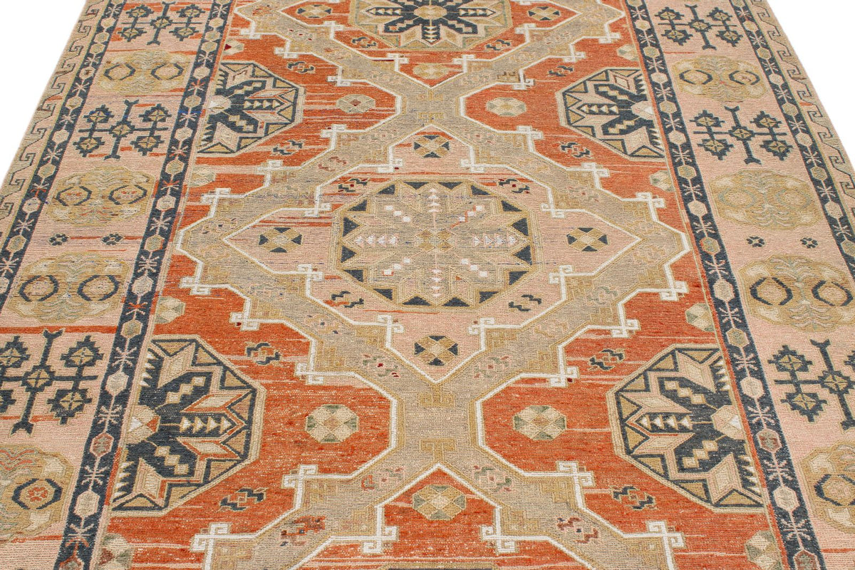 6x11 Multicolor Turkish Patchwork Rug