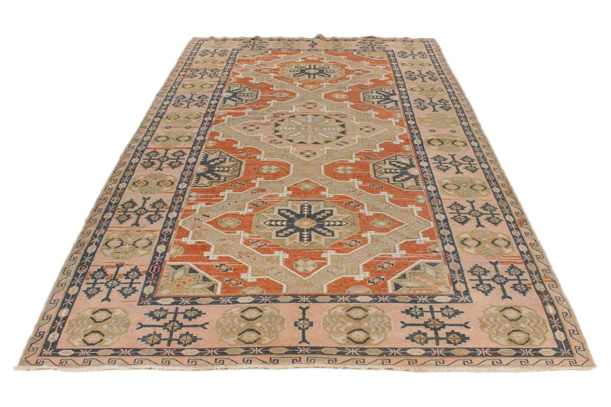 6x11 Multicolor Turkish Patchwork Rug