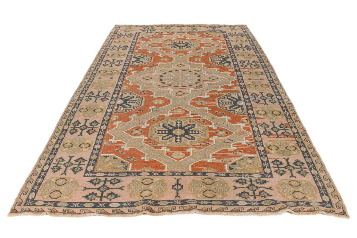 6x11 Multicolor Turkish Patchwork Rug