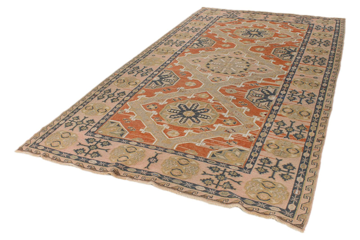 6x11 Multicolor Turkish Patchwork Rug