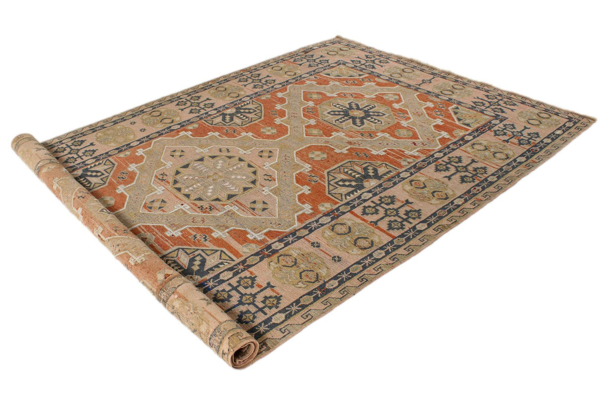 6x11 Multicolor Turkish Patchwork Rug