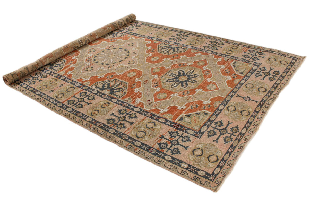 6x11 Multicolor Turkish Patchwork Rug
