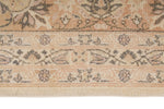 6x9 Beige and Brown Turkish Silk Rug
