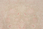 6x8 Beige Turkish Oushak Rug