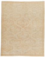 6x8 Beige Turkish Oushak Rug