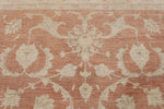 8x10 Rust and Beige Turkish Oushak Rug