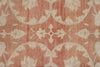 8x10 Rust and Beige Turkish Oushak Rug