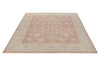 8x10 Rust and Beige Turkish Oushak Rug