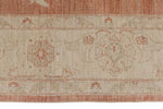 8x10 Rust and Beige Turkish Oushak Rug