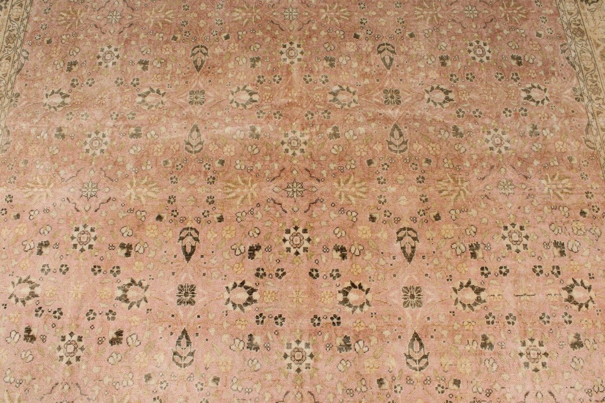 6x9 Rust and Brown Turkish Traditional Rug