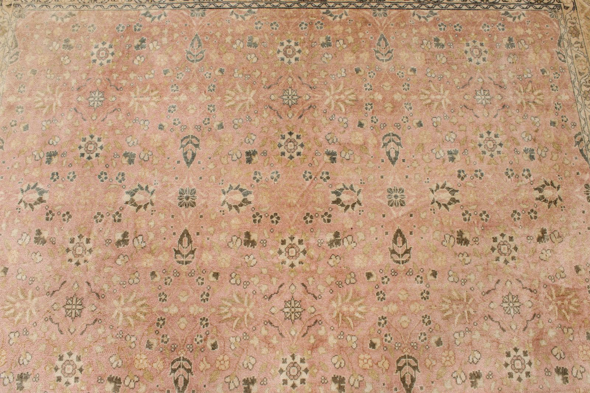 6x9 Rust and Brown Turkish Traditional Rug