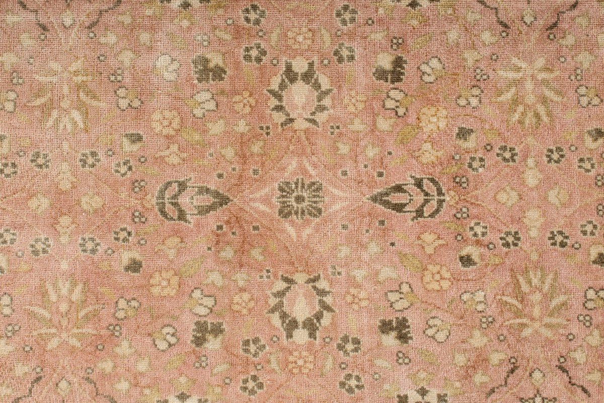 6x9 Rust and Brown Turkish Traditional Rug