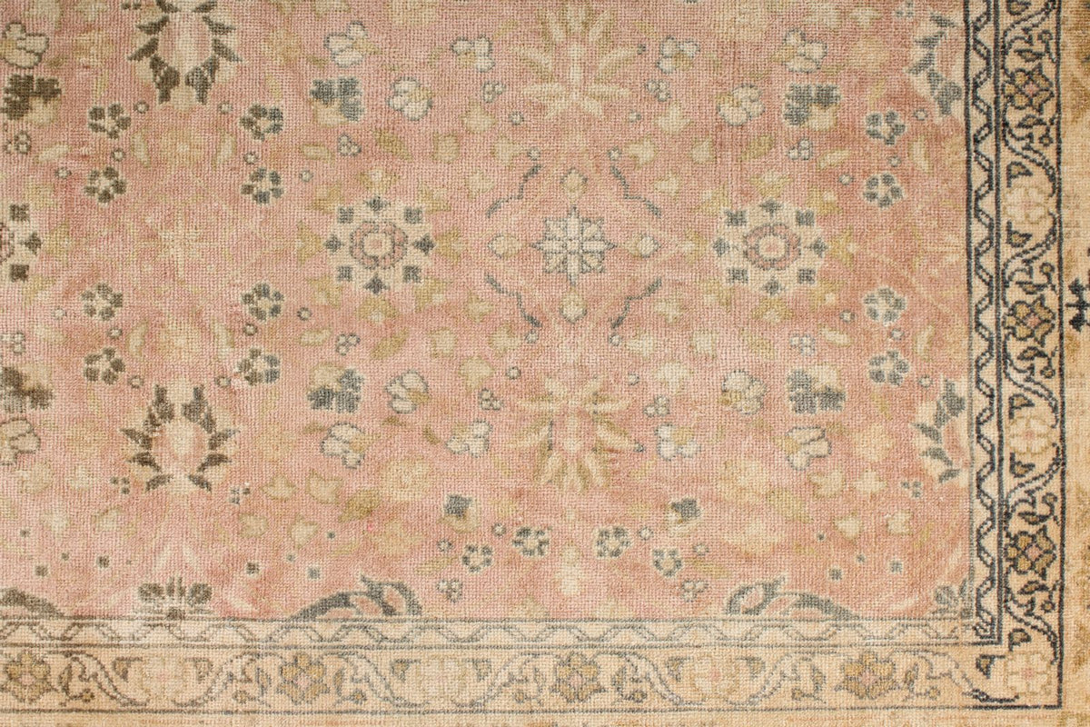 6x9 Rust and Brown Turkish Traditional Rug