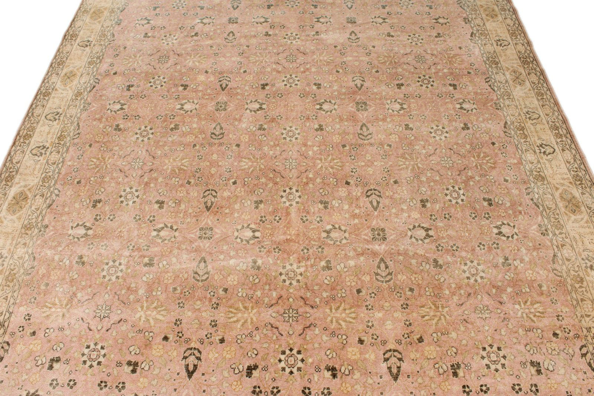 6x9 Rust and Brown Turkish Traditional Rug