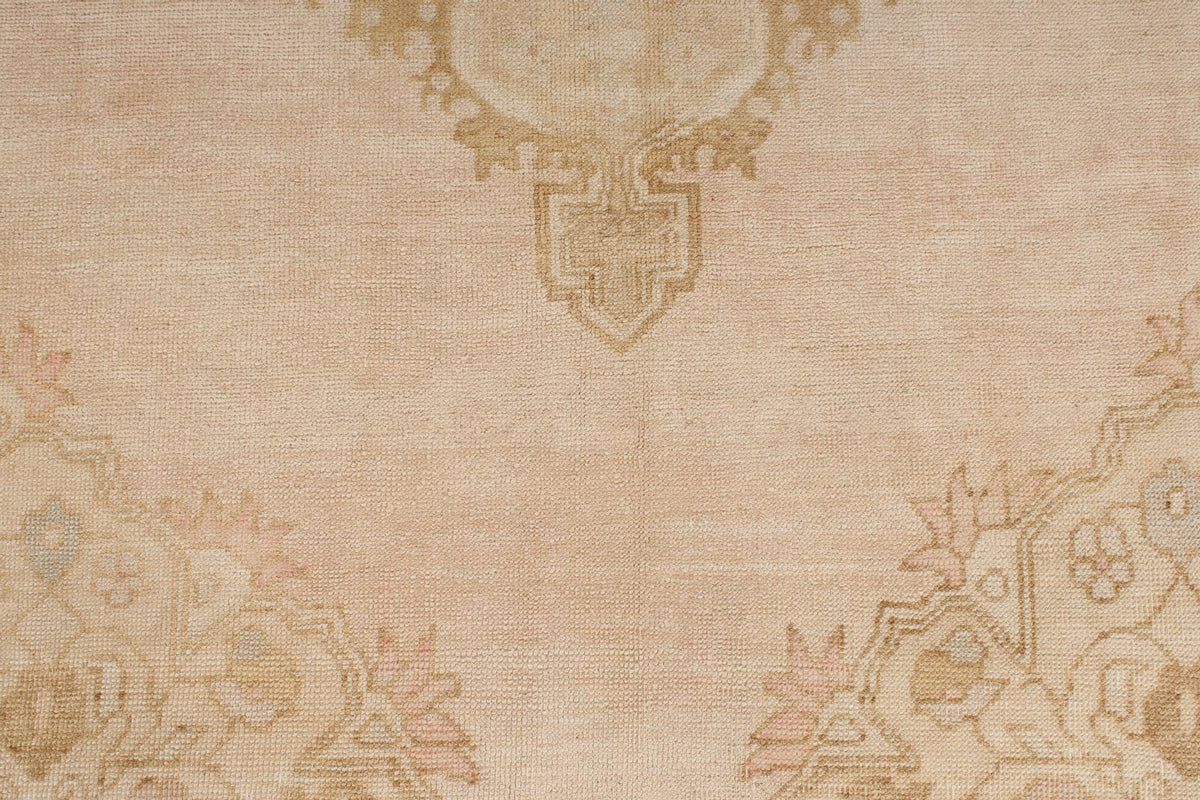 5x7 Beige Turkish Tribal Rug