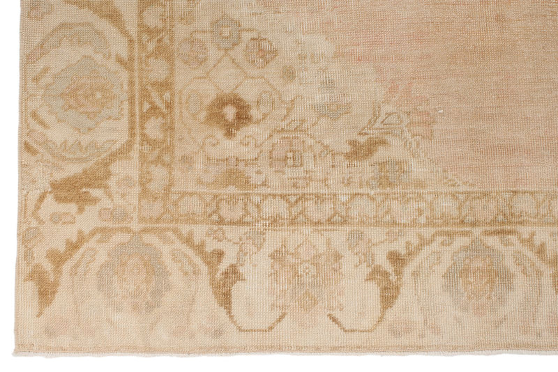 5x7 Beige Turkish Tribal Rug