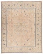 9x12 Beige and Blue Persian Traditional Rug