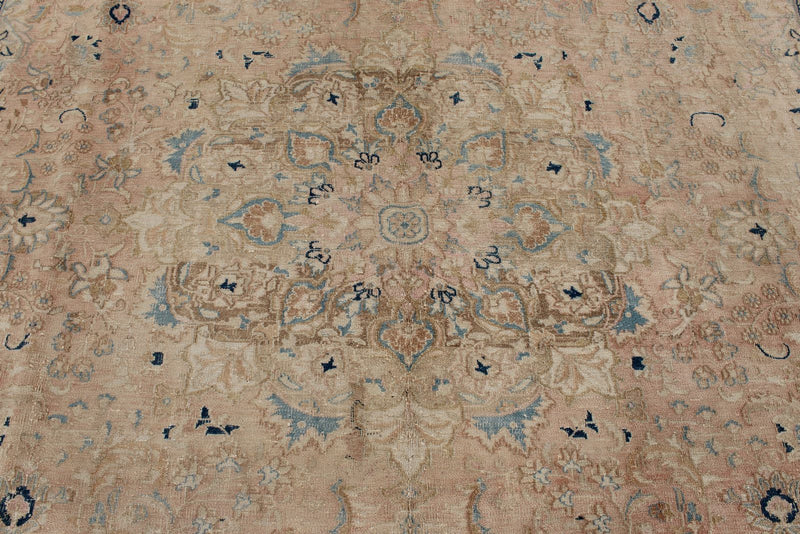 9x12 Beige and Blue Persian Traditional Rug