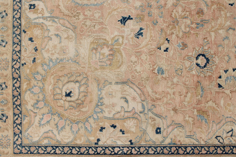 9x12 Beige and Blue Persian Traditional Rug