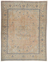 9x12 Beige and Blue Persian Traditional Rug