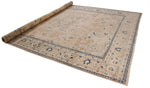 9x12 Beige and Blue Persian Traditional Rug