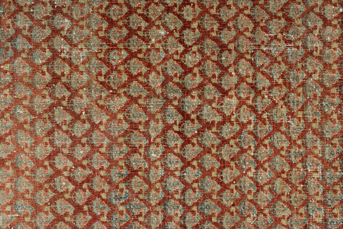 4x6 Red and Beige Persian Tribal Rug
