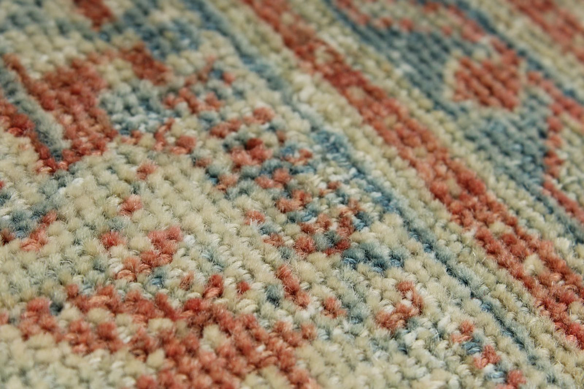 4x6 Red and Beige Persian Tribal Rug