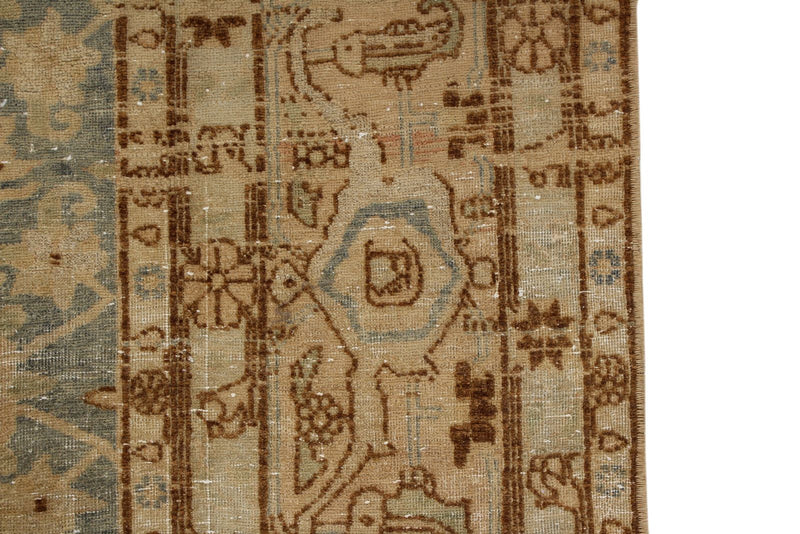 7x11 Beige and Beige Persian Traditional Rug