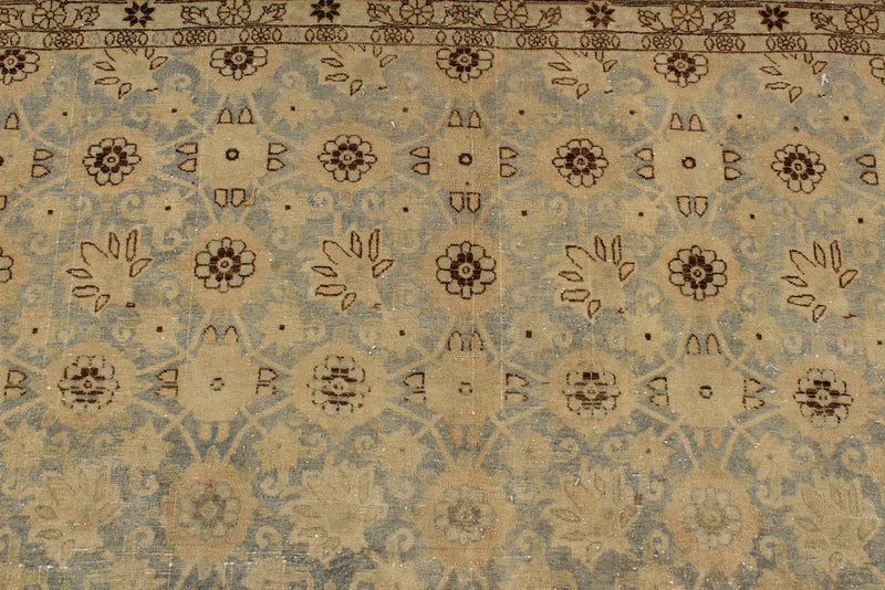 7x11 Beige and Beige Persian Traditional Rug