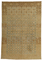 7x11 Beige and Beige Persian Traditional Rug