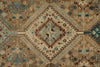 7x10 Brown and Beige Persian Traditional Rug