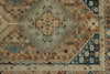 7x10 Brown and Beige Persian Traditional Rug