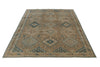 7x10 Brown and Beige Persian Traditional Rug