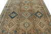 7x10 Brown and Beige Persian Traditional Rug